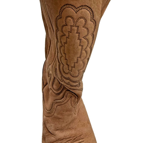 Imperial All American Made Men's Leather Cowboy Boots M478 Tan Size 10 D - Picture 14 of 16